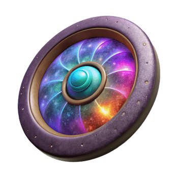magnificent modern Cosmic Cartwheel with Glowing Edges Transparent Background professional png