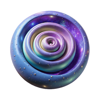 vibrant classic Cosmic Cartwheel Spiral Galaxy Transparent Element authentic png
