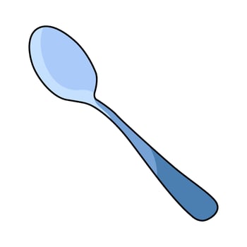 illustration of Plastic Spoon vector