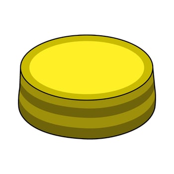 illustration of Plastic Lid vector