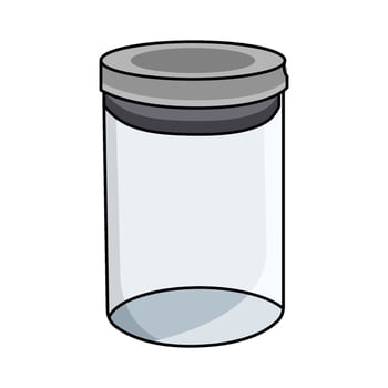 illustration of Canister vector