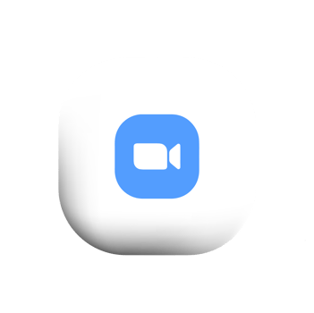 zoom logo on white buuton png