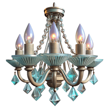 extraordinary contemporary Crystal Chandelier Prismatic Light Transparent png