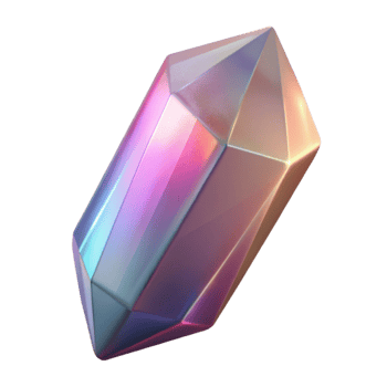 dramatic creative Crystal Gem Light Dispersion Cutout Transparent high resolution png