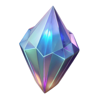 beautiful creative Crystal Light Dispersion Cutout Transparent Background authentic png