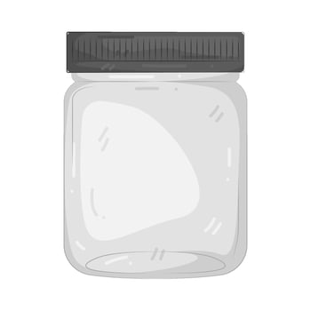 Illustration of Plastic Jar vector
