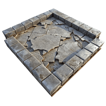 stunning traditional Damaged Concrete Floor Texture Isolated premium png