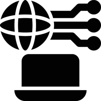 Geographic, Information System, Geography Solid Glyph Icon vector