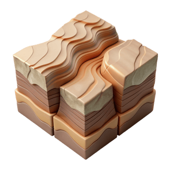 beautiful traditional Detailed Fault Line Topography Cutout Element genuine png