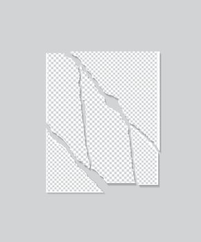Set of Realistic polaroid photo template. The empty retro snapshot image is bordered with white frames vector