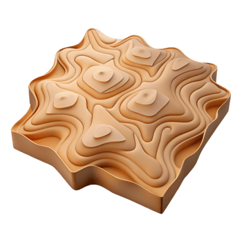 magnificent artistic Detailed Topographic Map Contours Isolated on Transparent Background genuine png