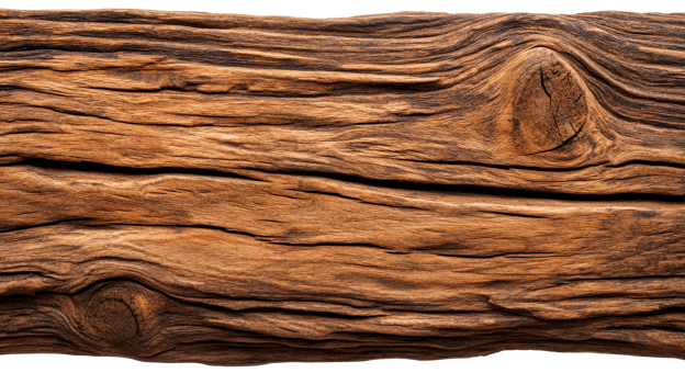 Old Wood Texture Background, Knots and Grain Surface, cut out transparent png