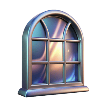 extraordinary abstract Distorted Window Reflection Cutout Transparent high quality png