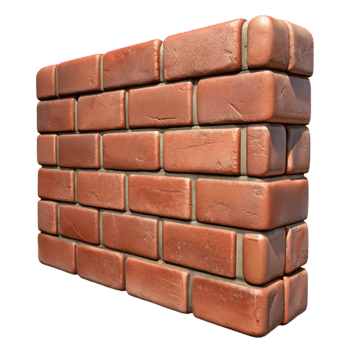 wonderful traditional Distressed Brick Wall Texture Isolated on White exclusive png