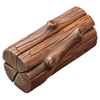 dramatic contemporary Distressed Wooden Beam Texture Cutout with Cracks and Knots high quality png