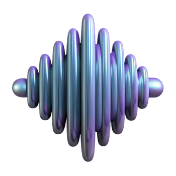 serene creative Dynamic Soundwave Reflections Cutout Isolated original png