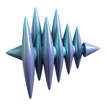 wonderful modern Dynamic Soundwave Spikes Transparent Background professional png