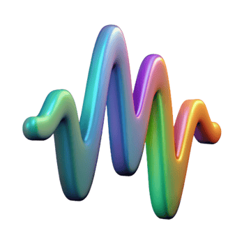 elegant classic Dynamic Spectral Waveform Cutout Element original png