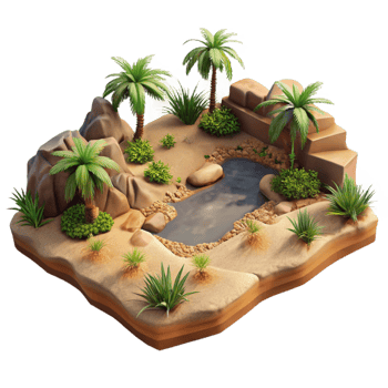 elegant rustic Earthy Terrain Cutout Warm Sunlight Isolated Element high quality png