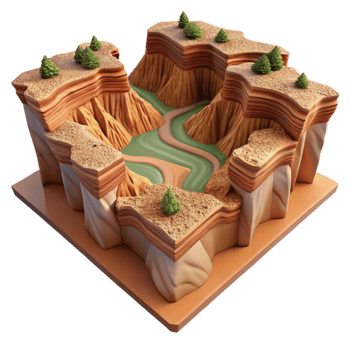 impressive abstract Earthy Terrain Cutout Warm Sunlight Isolated Element genuine png