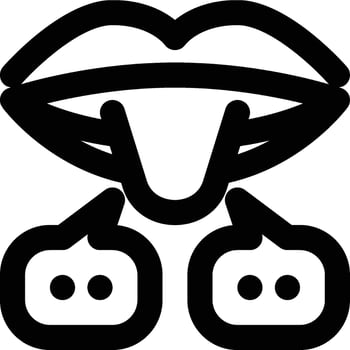 Phonology, Speech, Sound Outline Icon vector
