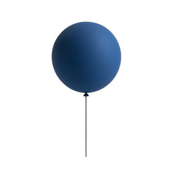 A blue balloon on a transparent background png