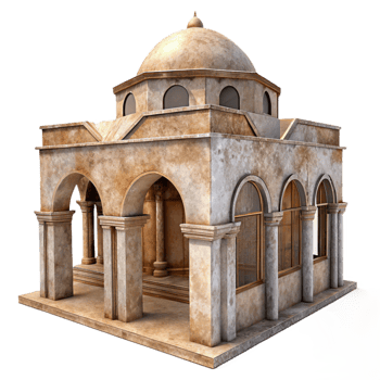 impressive classic Faded Architectural Sketch Transparent Background Cutout premium png