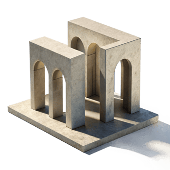 elegant modern Faint Architectural Shadows Cutout Isolated genuine png