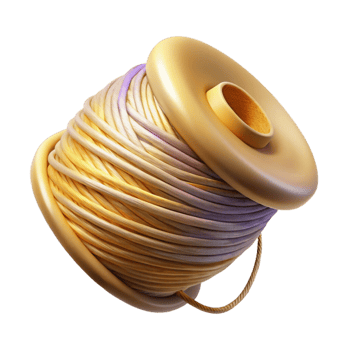 wonderful classic Fine Silk Threads Cutout with Gentle Backlighting genuine png