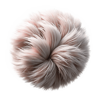elegant abstract Floating Fibers Soft Focus Macro Photography Isolated high resolution png