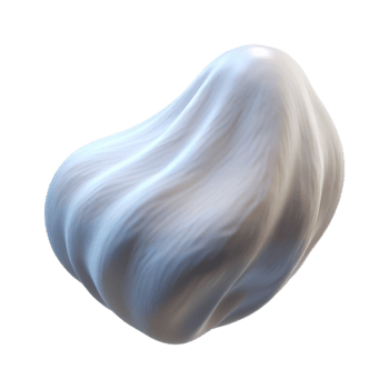 serene contemporary Floating Gossamer Isolated Soft Focus Transparent Background exclusive png