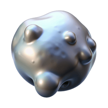 beautiful classic Flowing Mercury Blob Isolated Transparent Element professional png