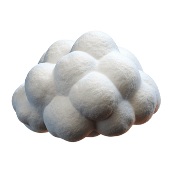 stunning traditional Fluffy White Cloud with Realistic Texture Cutout premium png