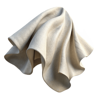 elegant artistic Fluttering Fabric Cutout White Linen Transparent Background genuine png