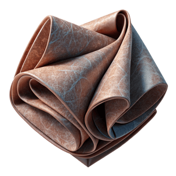 extraordinary vintage Folded Fabric Effect with Depth Illusion Cutout original png