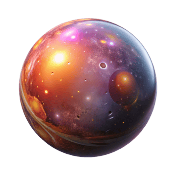 vibrant modern Galactic Ensemble Isolated with Warm Lighting authentic png