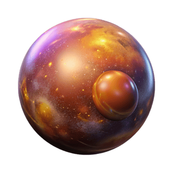 vibrant modern Galactic Ensemble Isolated with Warm Lighting detailed png