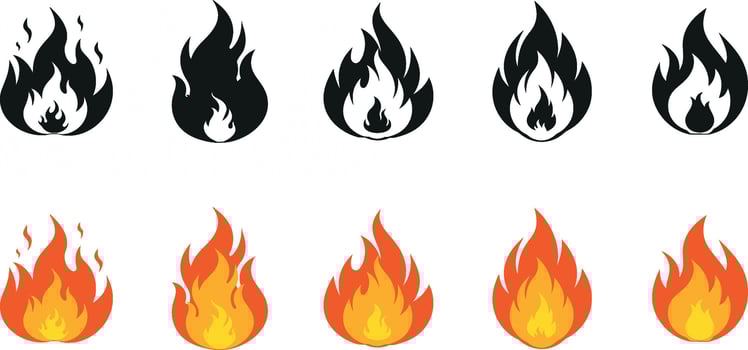 Fire Flame Vectors Designs for Branding