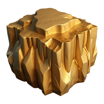 beautiful minimalist Gilded Valley Cliff Face Isolated with Dramatic Shadows detailed png