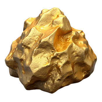 impressive modern Gilded Valley Rock Formation Cutout with Detailed Texture premium png