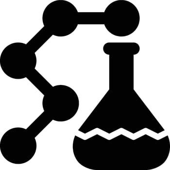 Chemistry, Chemical, Science Glyph Solid Icon vector
