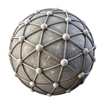 elegant minimalist Gossamer Network Subtle Gray Tones Transparent Element genuine png