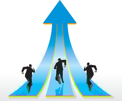 Similar Business Goals Concept vector