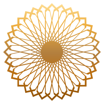 geometric gold mandala design png