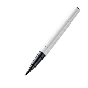 sleek, modern black and white marker pen with fine tip, perfect for detailed artwork and writing png