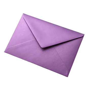 purple envelope with flap, perfect for invitations or letters, adds touch of elegance to any correspondence png