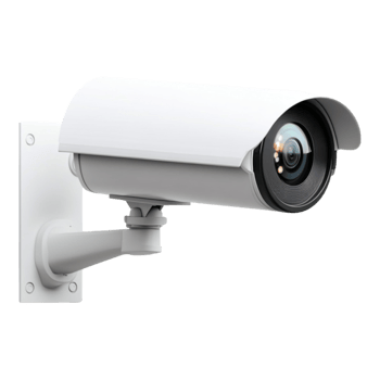 Modern Security Camera Mounted on Wall for Surveillance and Protection png