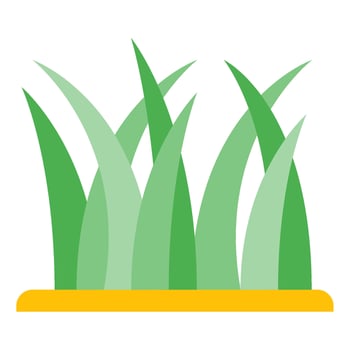 Icon Grass Concept vector