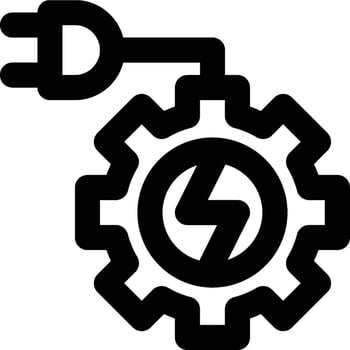 Electrical Engineering, Electric, Engineering Outline Icon vector