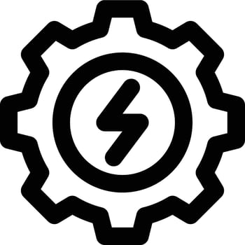Power Engineering, Electrical Engineering, Electronic Engineering Outline Icon vector